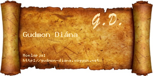 Gudmon Diána névjegykártya
